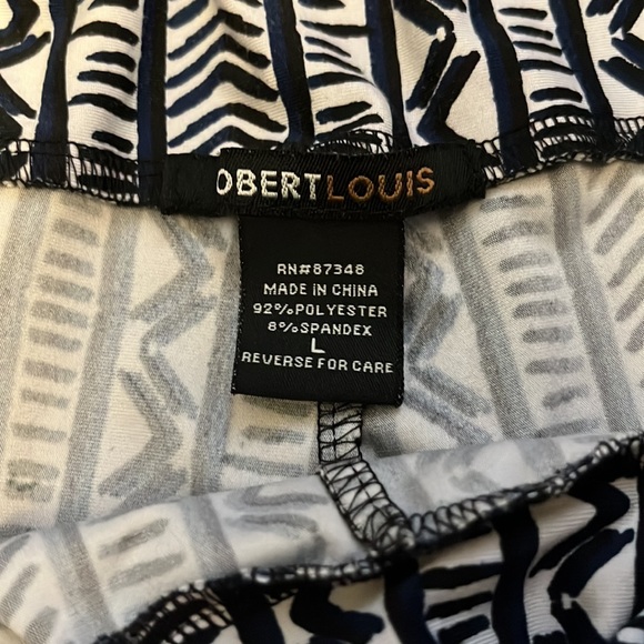 Robert Louis wide leg silky pants size large - Picture 5 of 7